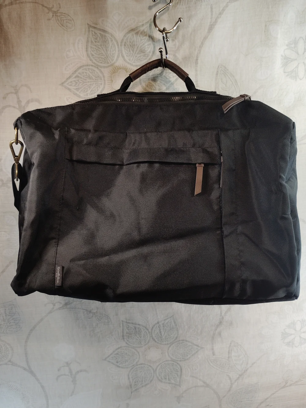 Goodfellows Black Travel Weekender/ Crossbody/ Messenger/Backpack /Laptop Bag